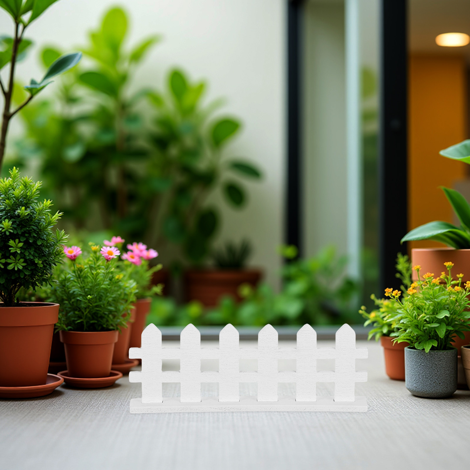 Bonsai Garden Landscape Design - 12 Buah Pagar Kayu Miniatur dengan