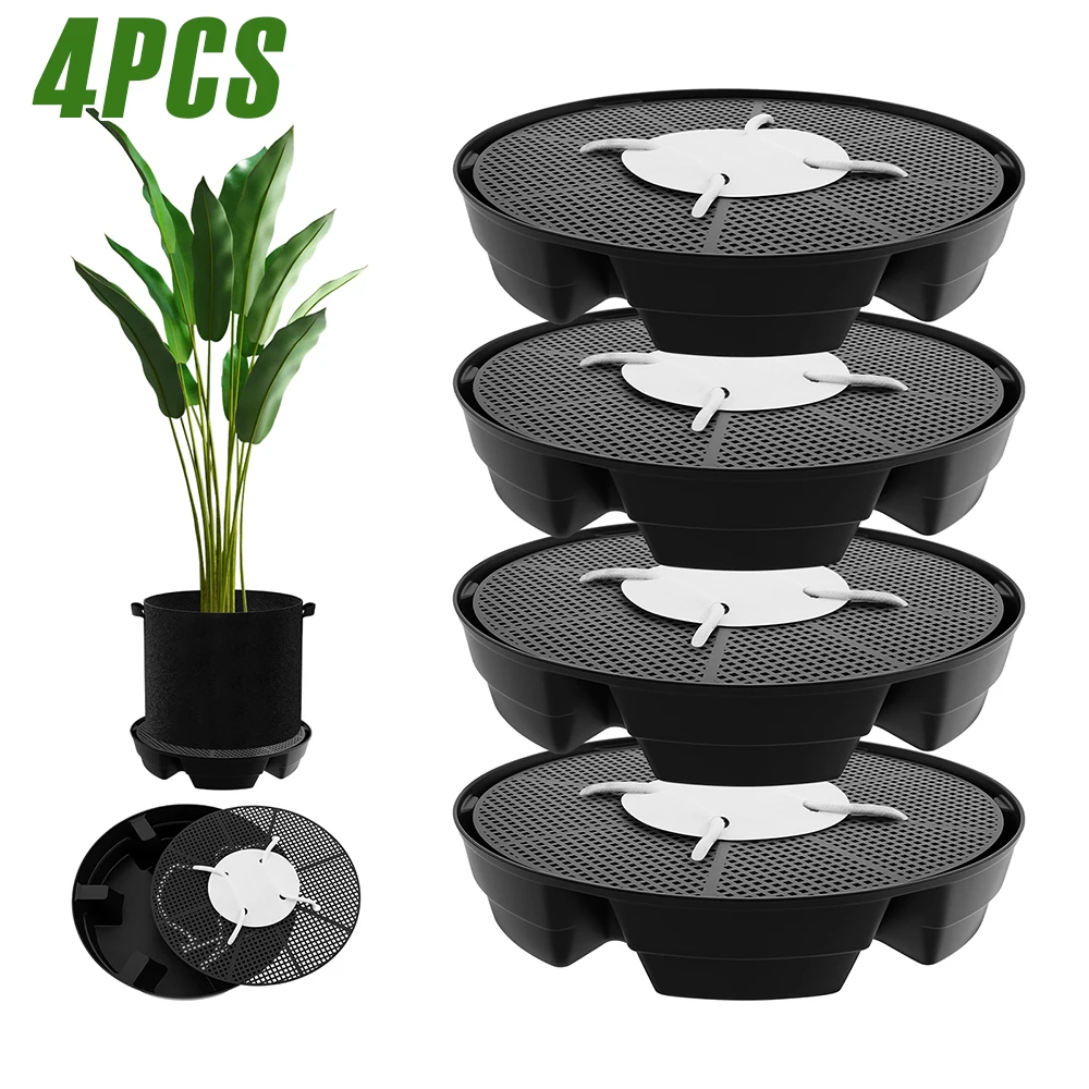 4 Buah Alas Pot Bunga 2.8L, Al - Drip Tray Saucer ulasan dan harga
