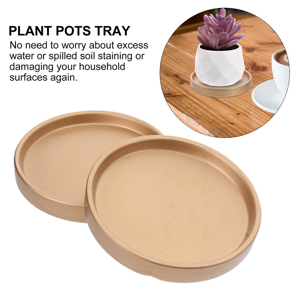 3 Buah Tatakan Pot Bunga Keram - Drip Tray Saucer ulasan dan harga