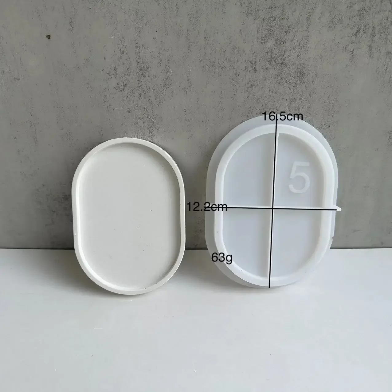 Cetakan dasar pot bunga oval,  - Drip Tray Saucer ulasan dan harga