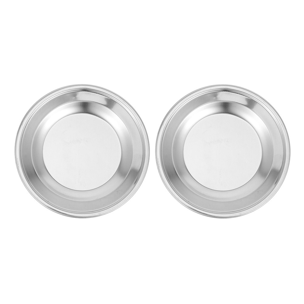 2 buah Nampan Kantong Teh Baja - Drip Tray Saucer ulasan dan harga