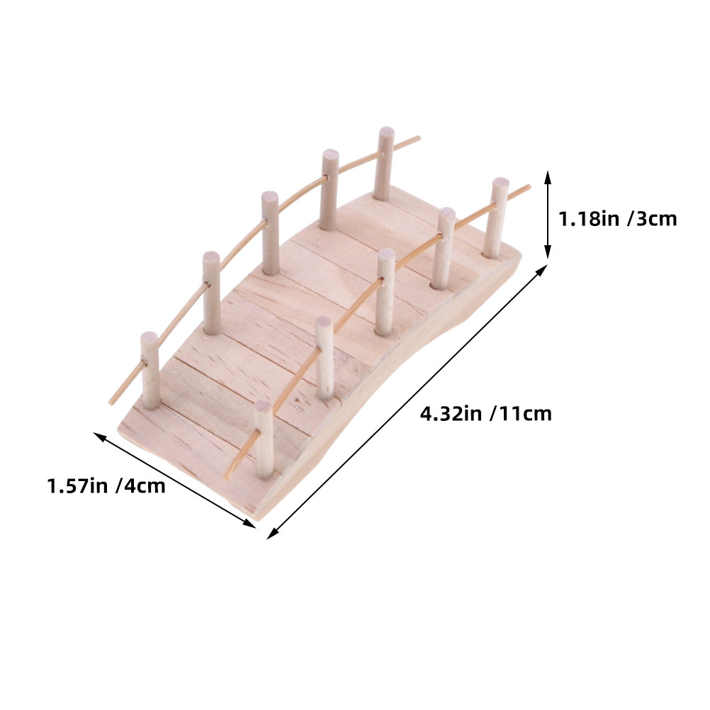 2 Buah Jembatan Lengkung Mini  - Bonsai Garden Landscape Design ulasan dan harga